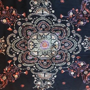 Urban Outfitters Navy Seren Medallion Tapestry